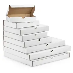 50 x Karton fasonowy (pocztowy) płaski biały 225x150x25